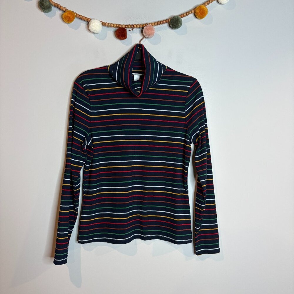 La Ligne for Target striped ribbed turtleneck top